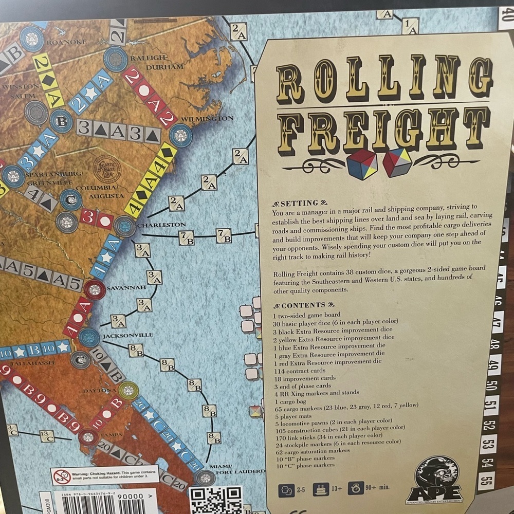 Rolling Freight Board Game by - Black - Picture 7 of 10